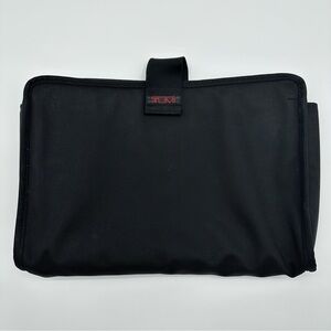 TUMI Alpha Black Ballistic Nylon Padded Laptop Sleeve Compartment Travel Storage